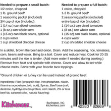 Load image into Gallery viewer, Kitcheneez Cheesy Mexican Rice Skillet Meal Kit