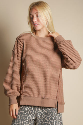 Fireside Cuddles Top | Mocha
