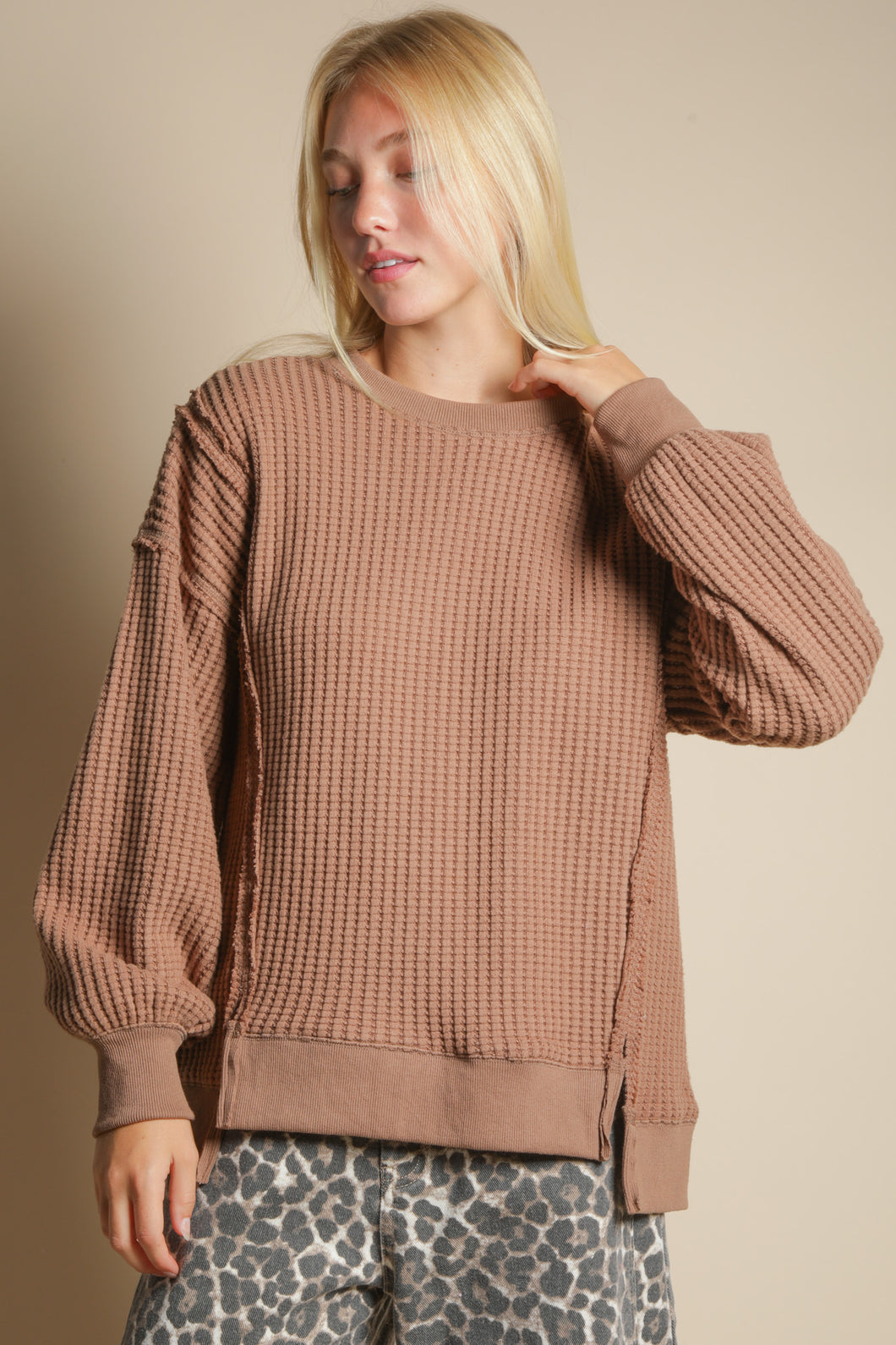 Fireside Cuddles Top | Mocha