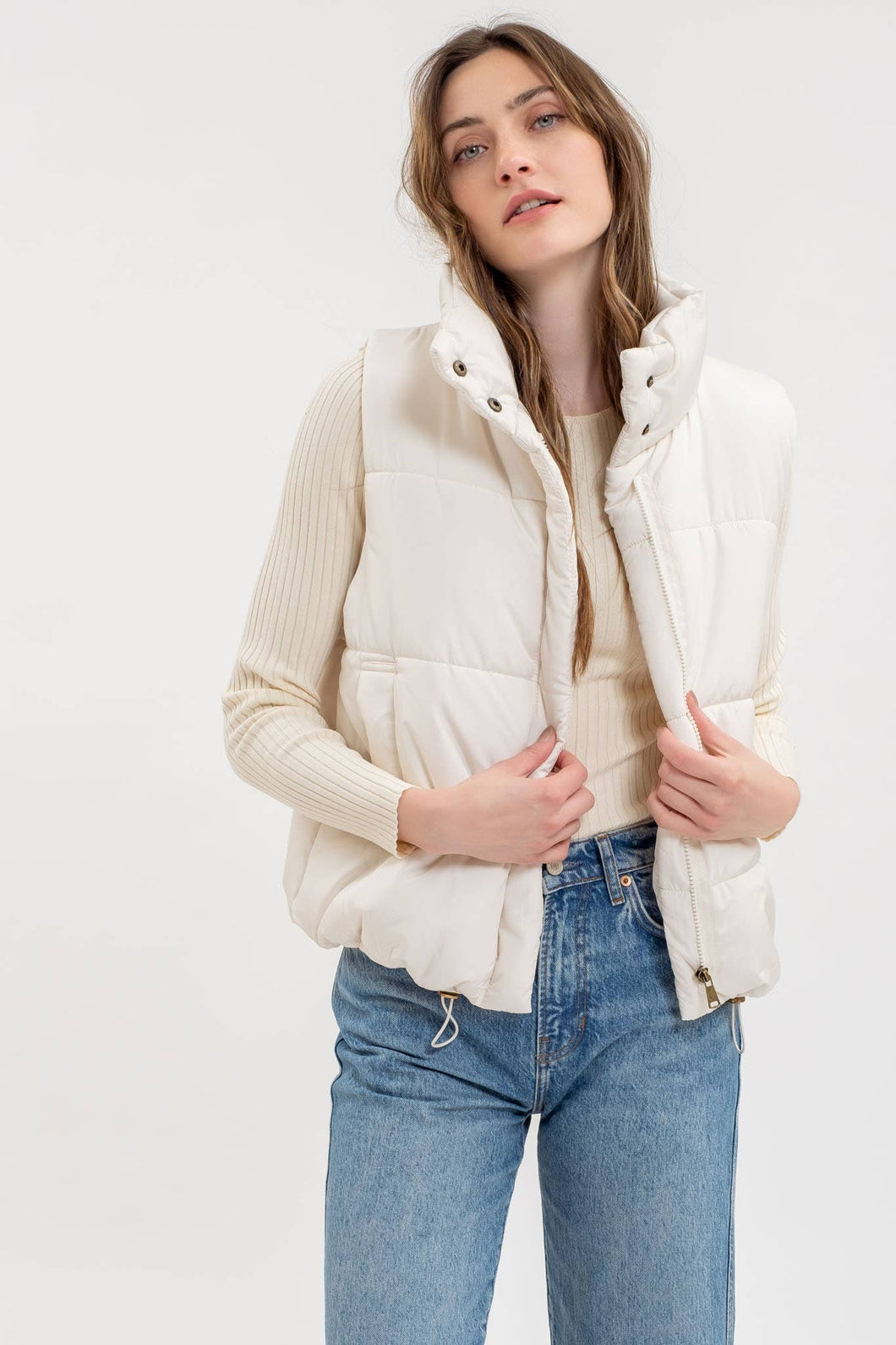 Snuggle Weather Vest | Ivory