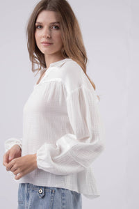 Popular Phase Blouse | White