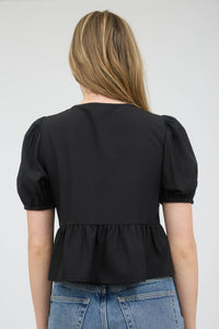 Edgewater Blouse | Black