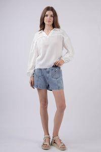 Popular Phase Blouse | White