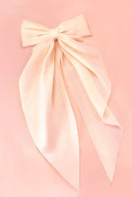 Load image into Gallery viewer, ORGANZA SHEER BOW RIBBON HAIR CLIPS | BLACK
