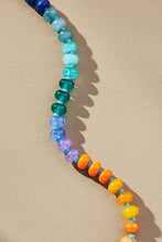 Load image into Gallery viewer, NATURAL AGATE GLASS SEMI PRECIOUS BEAD NECKLACE |1E