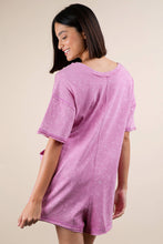 Load image into Gallery viewer, Washed Romper | Pink