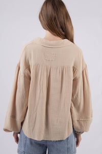 Popular Phase Blouse | Taupe