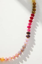 Load image into Gallery viewer, NATURAL AGATE GLASS SEMI PRECIOUS BEAD NECKLACE | 2C