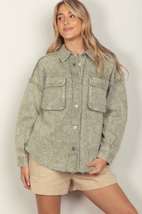 Material Girl Jacket | Olive