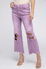 Load image into Gallery viewer, Distressed Vintage Washed Wide Leg Pants