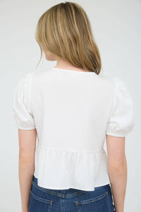 Edgewater Blouse | White