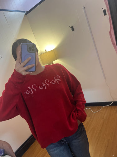 Ho Ho Ho Sweater | Red