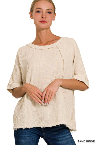 Mullet Bay Blouse | Sand