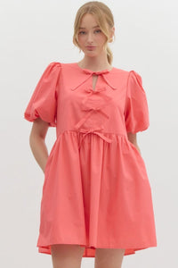 Malibu Baby Dress | Coral