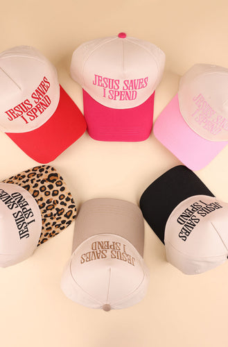 Trucker Hat | Jesus Saves | Red