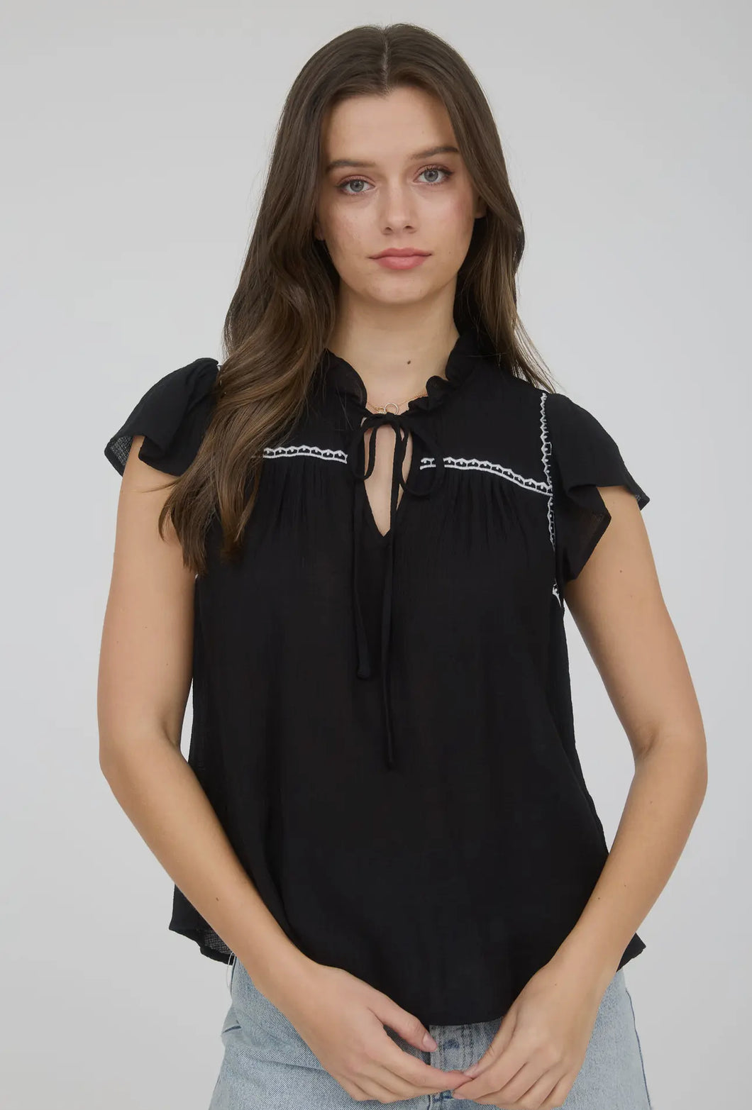 Take Your Shot Blouse | Black