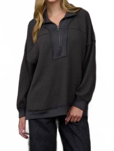 Park Stroll Pullover | Charcoal