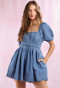 Denim Romper