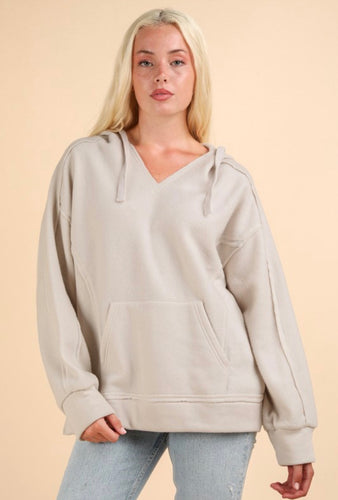 Cappuccino Sipping Pullover | Light Grey