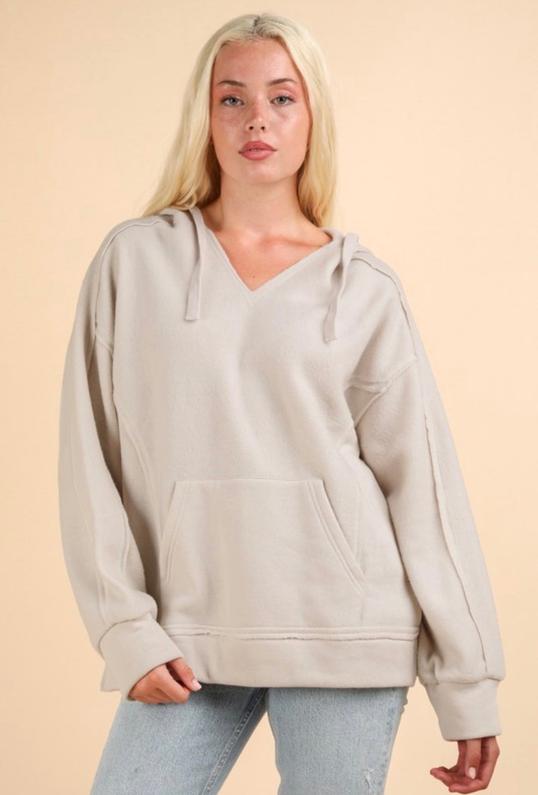 Cappuccino Sipping Pullover | Light Grey