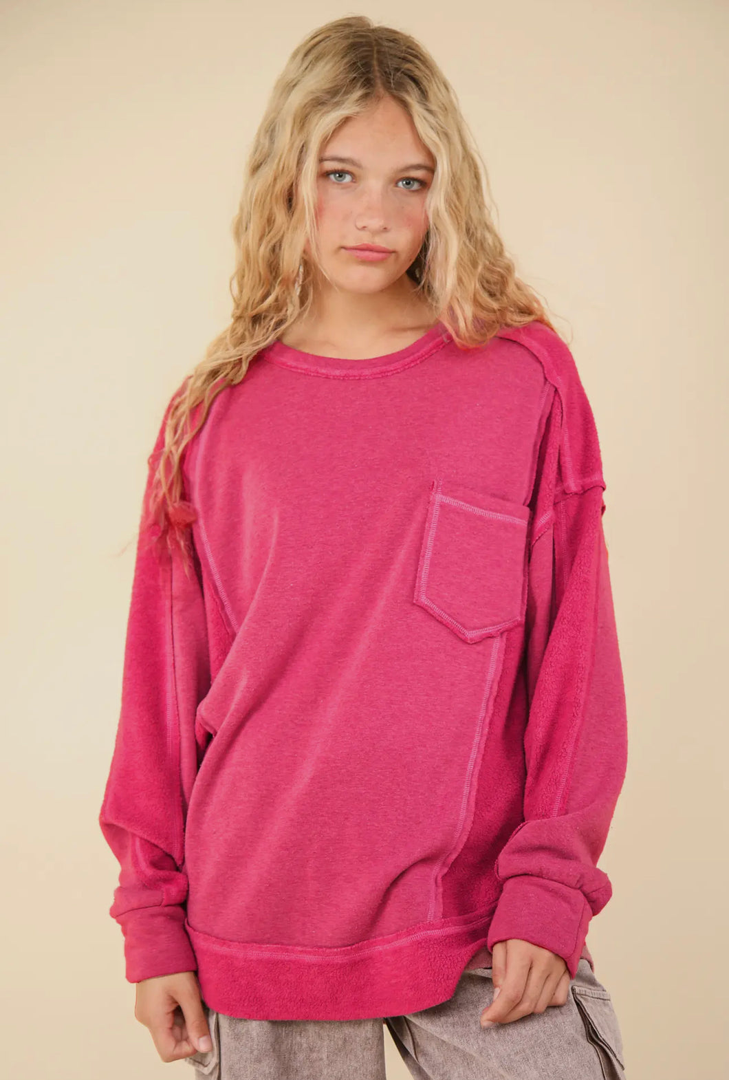 Wine Country Sweater | Pink