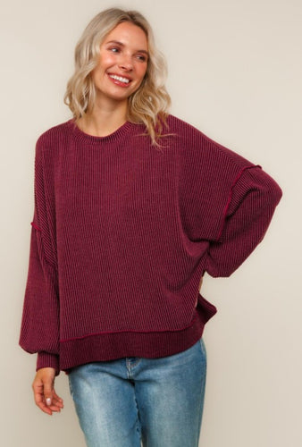 Cozy Up Pullover | Wine