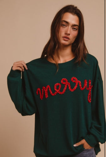 Merry Sweatshirt | Green