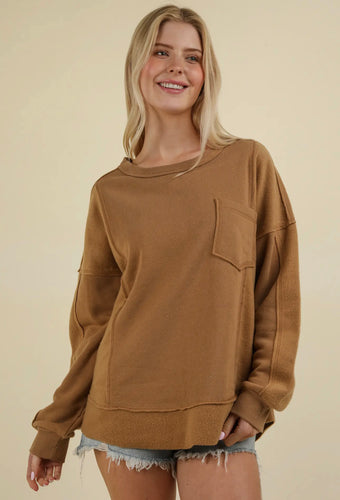 Wine Country Sweater | Brown