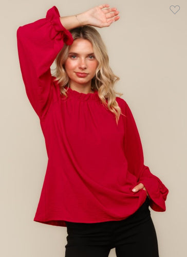 Hutton Blouse | Red