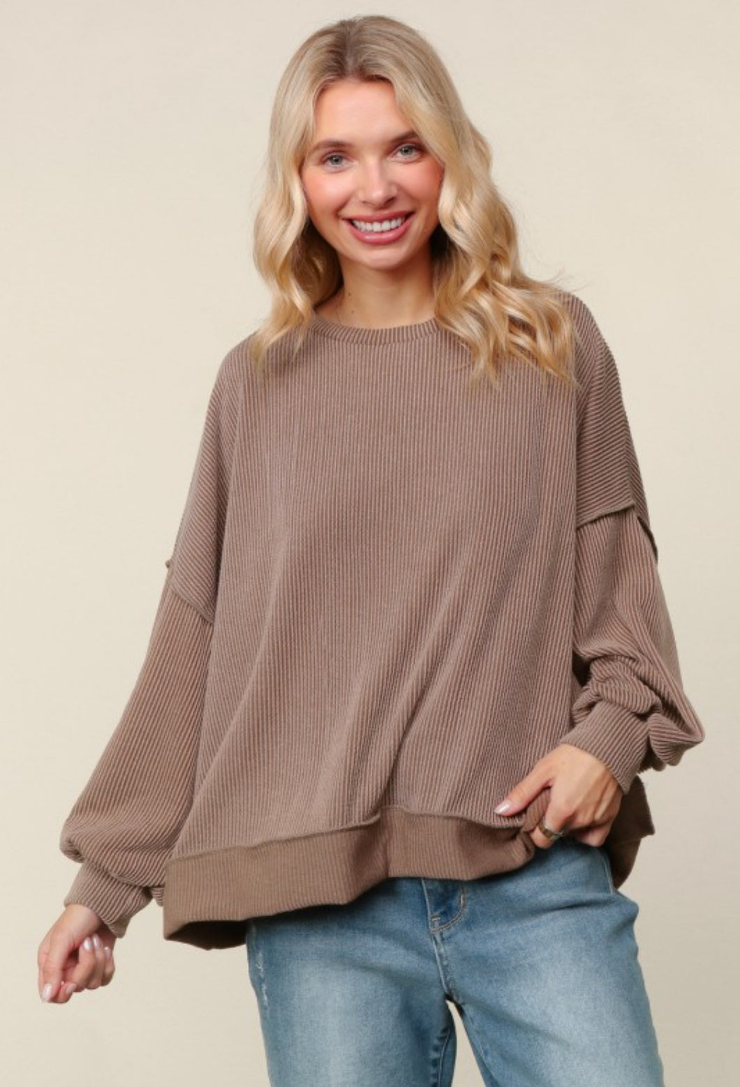 Cozy Up Pullover | Mocha