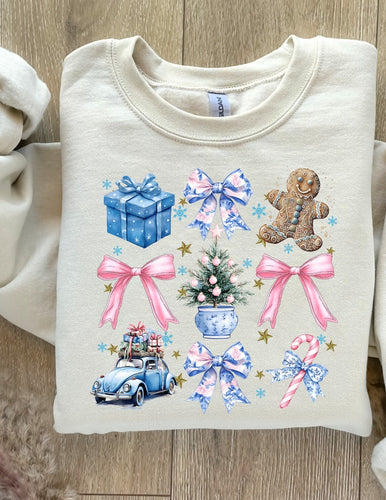 Coquette Christmas Sweatshirt