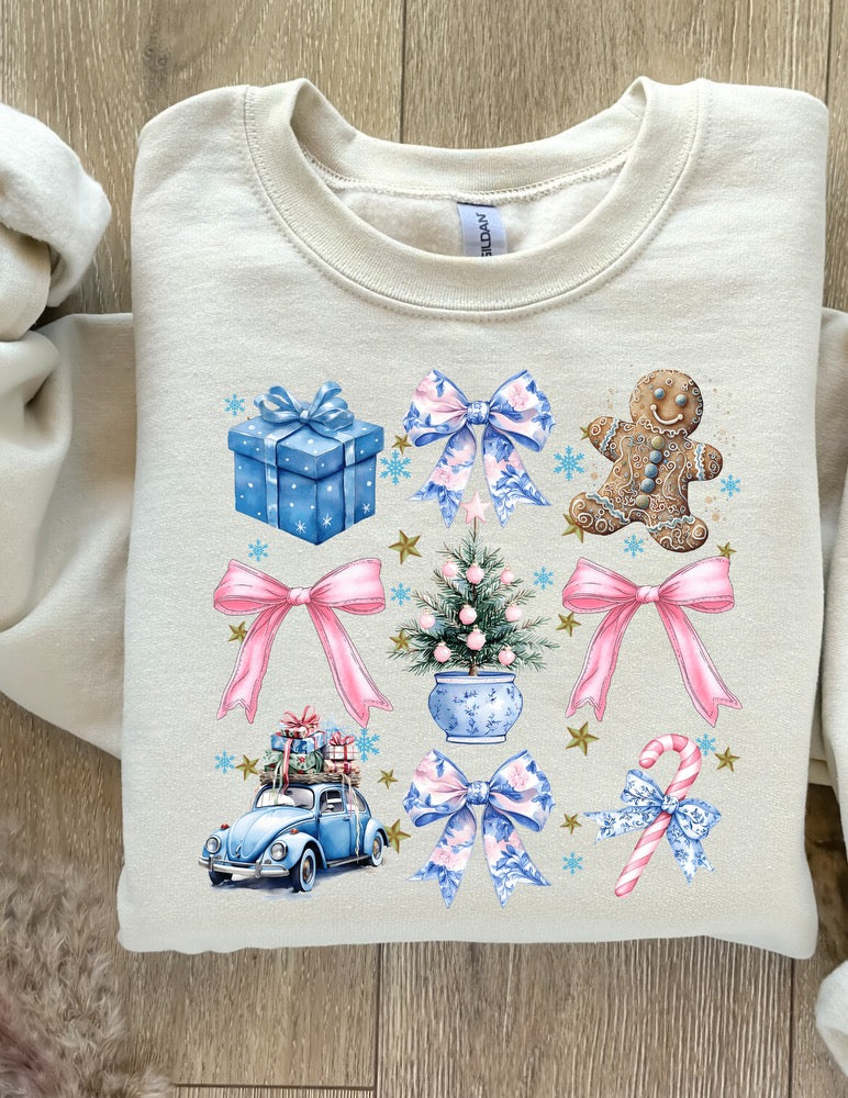 Coquette Christmas Sweatshirt