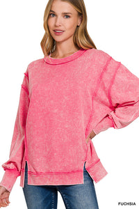 Uptown Sweater | Fuschia