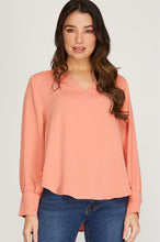 Load image into Gallery viewer, Peach Perfect Blouse