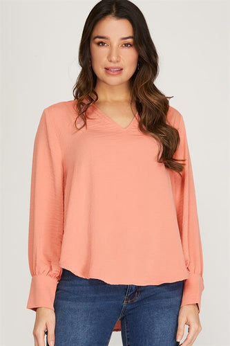 Peach Perfect Blouse