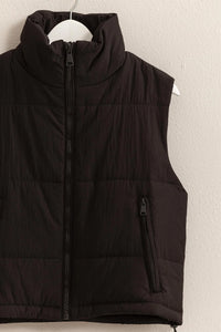 Black Puffer Vest