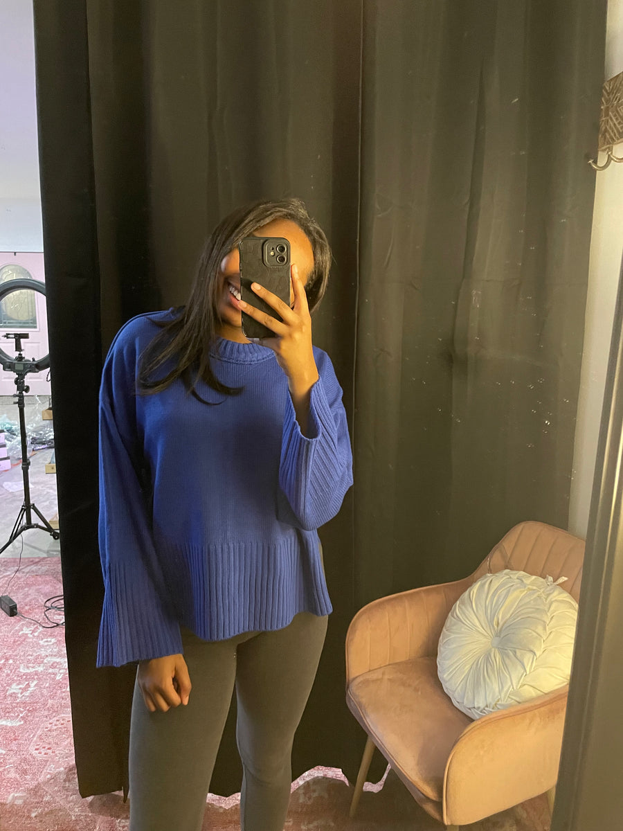 Royal Blue Sweater – Madison Kate & Co.