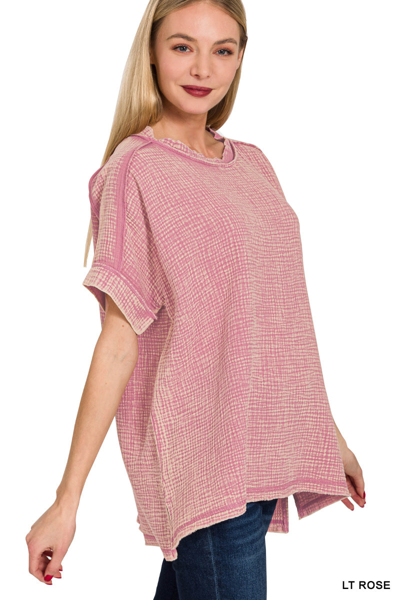 Mullet Bay Blouse | Rose