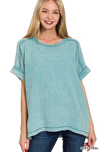 Mullet Bay Blouse | Teal