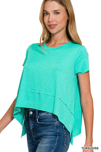 Boardwalk Babe Top | Turquoise