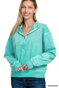Boujee Pullover | Turquoise