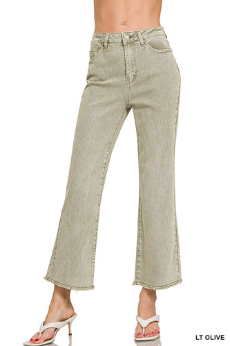 Acid Jeans | Light Olive