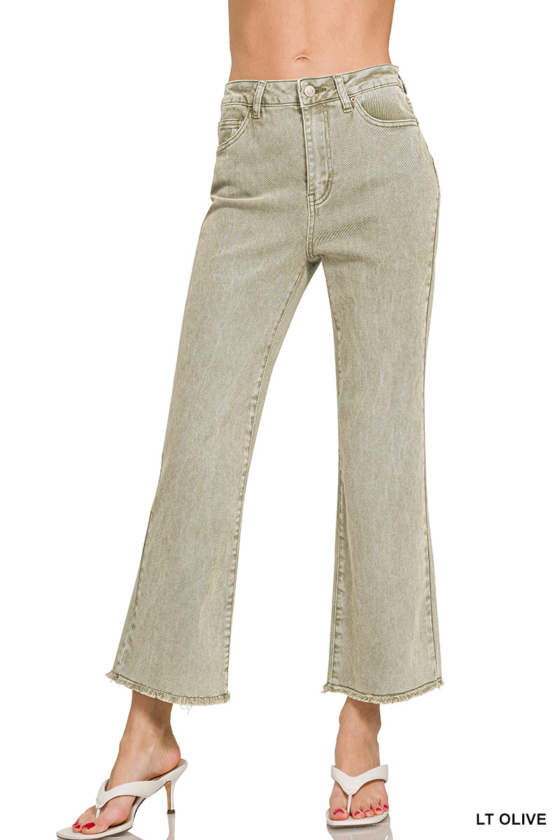 Acid Jeans | Light Olive