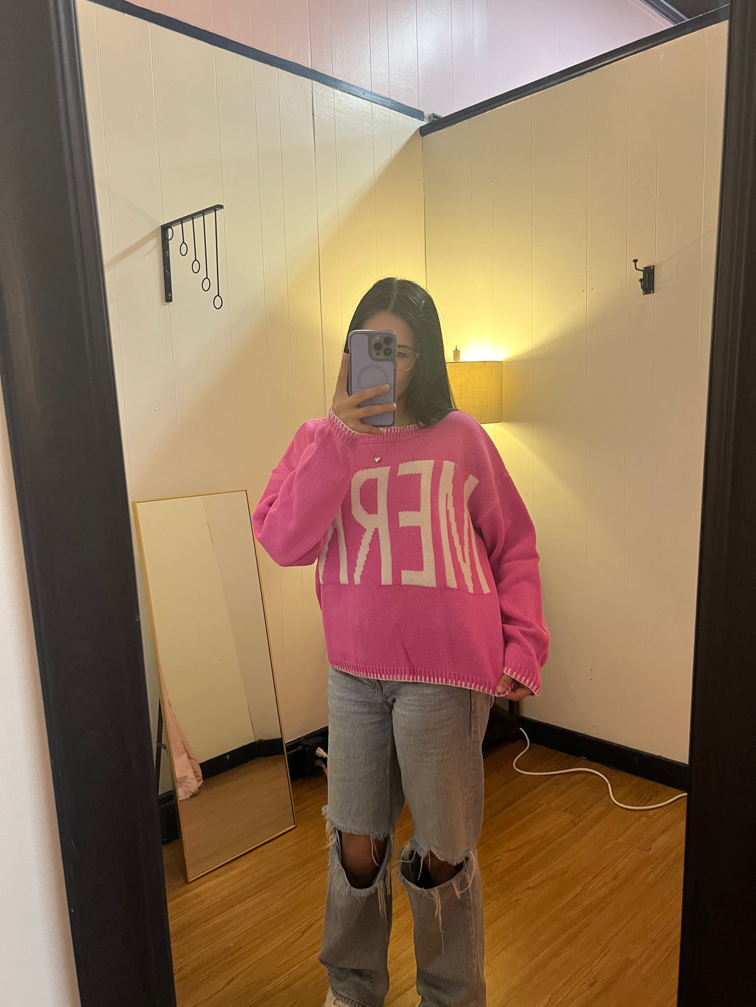 Merry Sweater | Pink