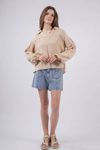 Popular Phase Blouse | Taupe