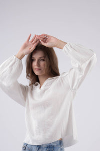 Popular Phase Blouse | White