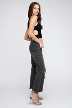 Load image into Gallery viewer, Distressed Vintage Washed Wide Leg Pants