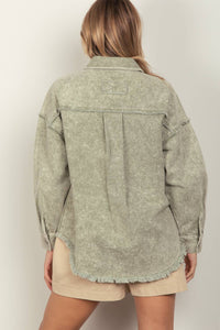 Material Girl Jacket | Olive