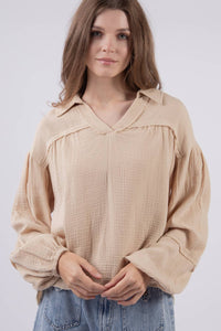 Popular Phase Blouse | Taupe