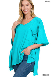 Blissful Break Top | Ice Blue